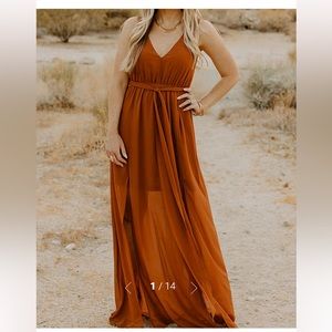 Baltic Born Copper Maxi Dress
